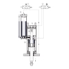 Picture of Hydraulic Pneumatic Intensifier Cylinder Model PH